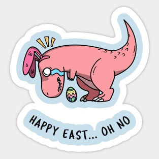 Happy East... oh no Sticker